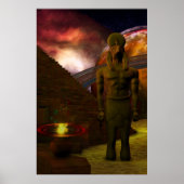 Egypte: 3D digitale kunst Poster (Voorkant)