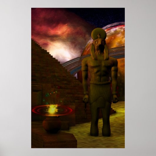 Egypte: 3D digitale kunst Poster (Voorkant)