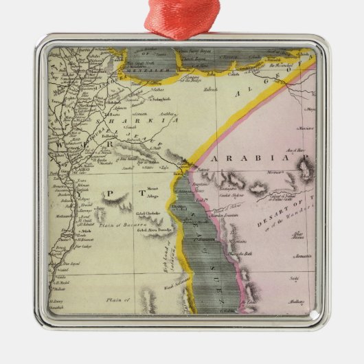 Egypte 4 metalen ornament (Voorkant)
