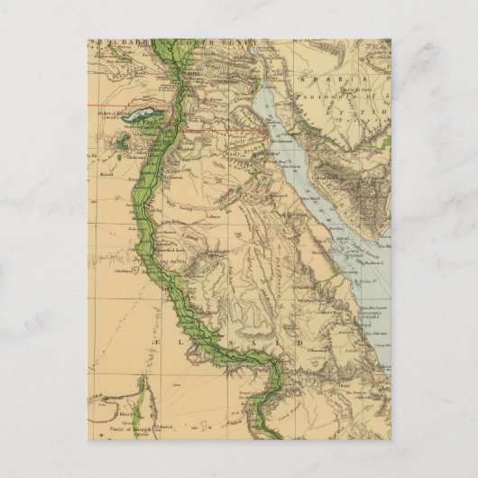 Egypte 5 briefkaart (Voorkant)