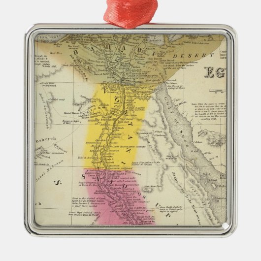 Egypte 6 metalen ornament (Voorkant)