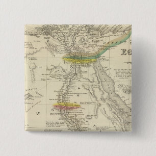 Egypte 7 vierkante button 5,1 cm