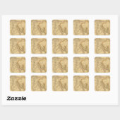 Egypte 7 vierkante sticker (Vel)