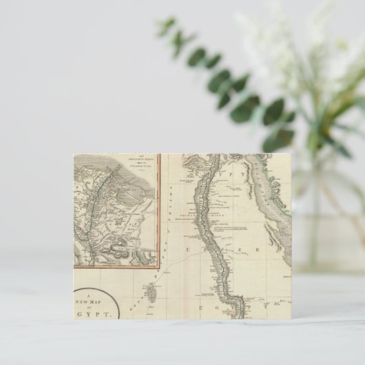 Egypte 8 briefkaart (Staand voorkant)