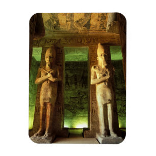Egypte, Abu Simbel, Beeld van Ramses II, Magneet