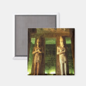 Egypte, Abu Simbel, Beeld van Ramses II, Magneet (Voorkant / Achterkant)