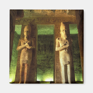 Egypte, Abu Simbel, Beeld van Ramses II, Magneet