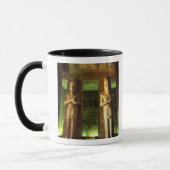 Egypte, Abu Simbel, Beeld van Ramses II, Mok (Links)