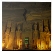 Egypte, Abu Simbel, gevierde façade van Small Tegeltje (Voorkant)