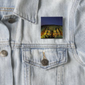 Egypte, Abu Simbel, Kolossale beelden van Ramses Vierkante Button 5,1 Cm (In situ)
