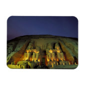 Egypte, Abu Simbel, kolossale cijfers van Ramesses Magneet (Horizontaal)