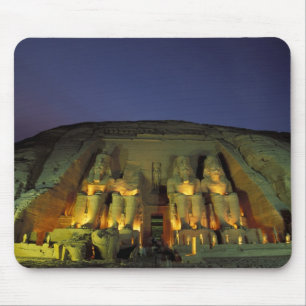 Egypte, Abu Simbel, kolossale cijfers van Ramesses Muismat