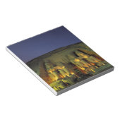 Egypte, Abu Simbel, kolossale cijfers van Ramesses Notitieblok (Schuin)