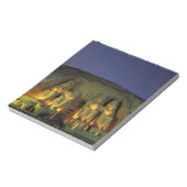 Egypte, Abu Simbel, kolossale cijfers van Ramesses Notitieblok (Linkerzijde)