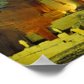 Egypte, Abu Simbel, kolossale cijfers van Ramesses Poster (Hoek)