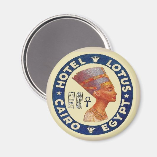 Egypte, Africa Hotel, Magneet (Voorkant / Achterkant)