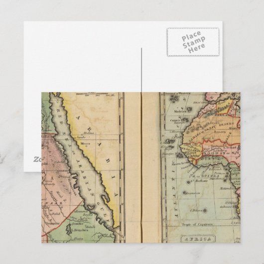 Egypte, Afrika Briefkaart (Voorkant / Achterkant)