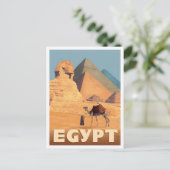 Egypte Afrika Vintage Reizen Briefkaart (Staand voorkant)
