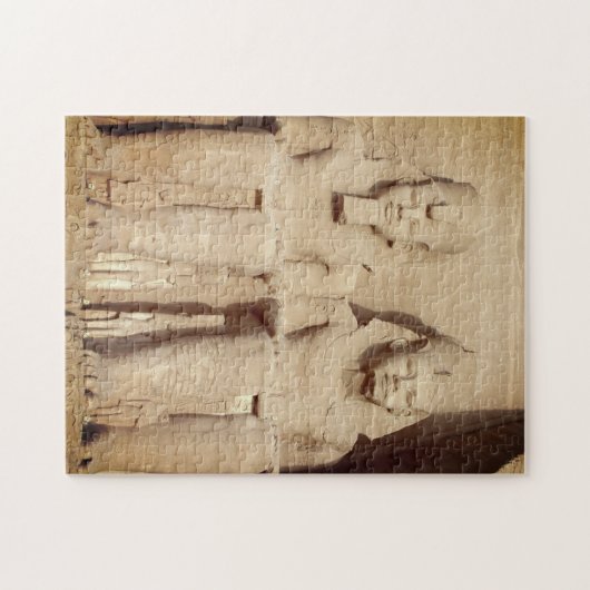 Egypte - Ancient Pharaohs en Abu Simbel Temples Legpuzzel (Horizontaal)