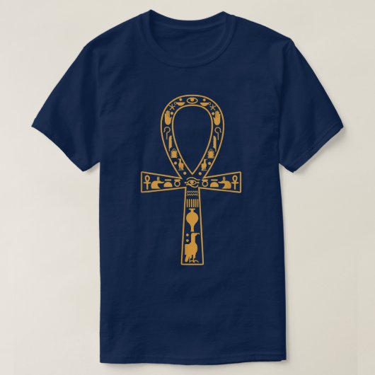 Egypte Ankh Eye of Horus Farao Caïro Sphinx Egypte T-shirt (Design voorkant)