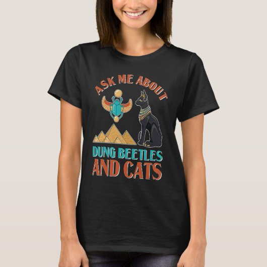 Egypte Archeology Egyptology Scarabs Future Egypit T-shirt (Voorkant)