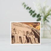Egypte - Assuan - Abu Simbel - Briefkaart (Staand voorkant)