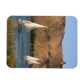 Egypte, Aswan, Nijl, Felucca-zeilboten, Magneet (Horizontaal)