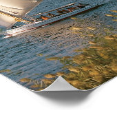 Egypte, Aswan, Nile River, Felucca-zeilboten, Poster (Hoek)