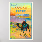 Egypte-Aswan Travel Poster (Voorkant)