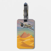 Egypte avontuur bagagelabel (Achterkant verticaal)