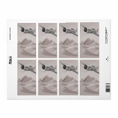 Egypte avontuur etiket (Full Sheet)