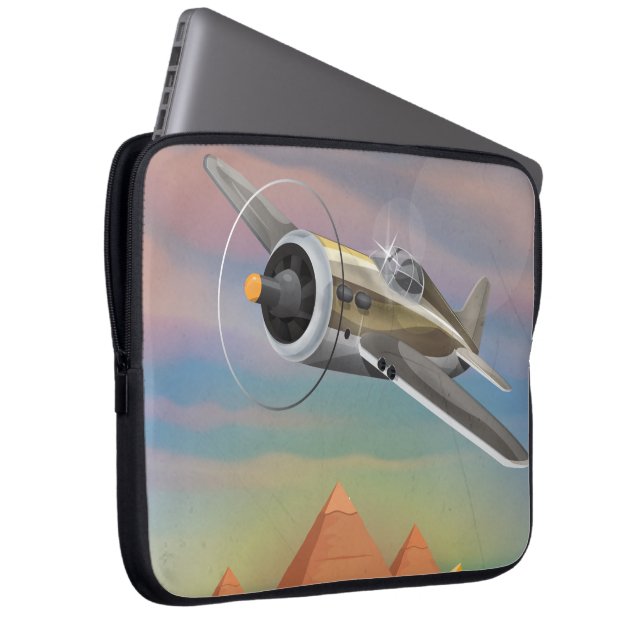 Egypte avontuur laptop sleeve (Voorkant Rechts)
