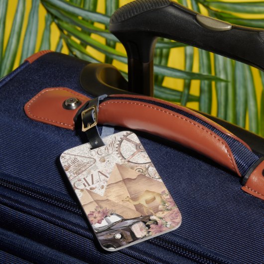  Egypte Bagagelabel (Voorkant Insitu 1)