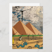 EGYPTE BEDANKKAART (Voorkant / Achterkant)