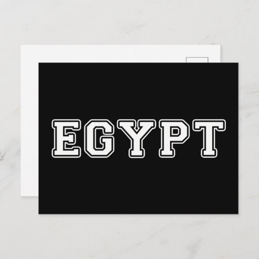 Egypte Briefkaart (Voorkant / Achterkant)