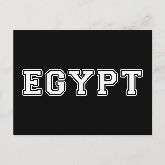 Egypte Briefkaart (Voorkant)