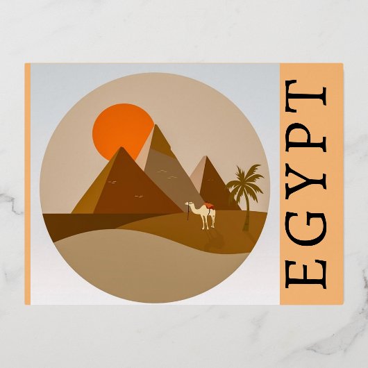 Egypte briefkaart (Voorkant)