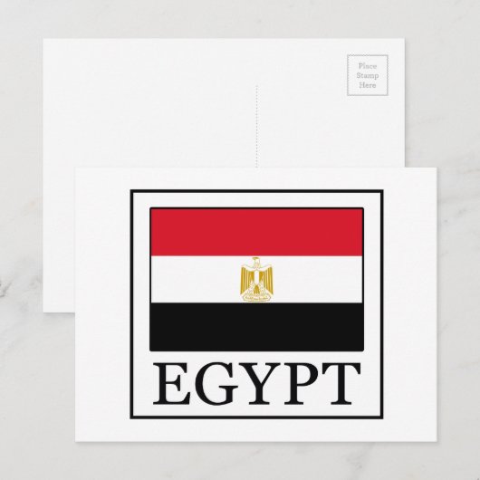 Egypte Briefkaart (Voorkant / Achterkant)