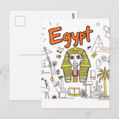 Egypte Briefkaart (Voorkant / Achterkant)