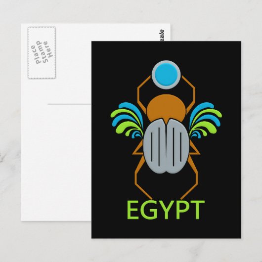 EGYPTE briefkaart (Voorkant / Achterkant)