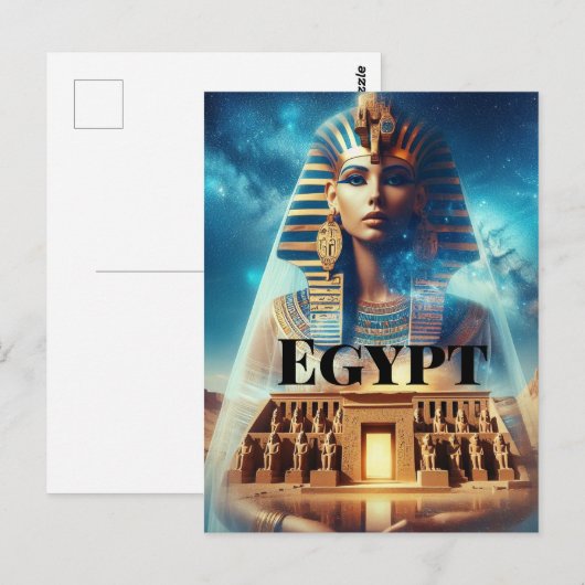 Egypte Briefkaart (Voorkant / Achterkant)