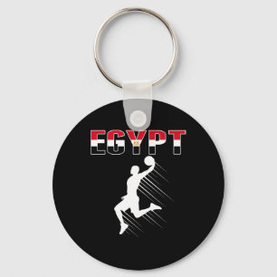 Egypte Bysketbyll Fans Jersey - Egyptische Vlag Sl Sleutelhanger