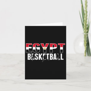 Egypte Bysketbyll Fans Jersey Trotse Egyptische Sp Kaart