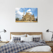 Egypte, Caïro, Citadel, Moskee van Mohammed Ali 2 Canvas Afdruk (Insitu (Slaapkamer))
