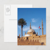Egypte, Caïro, Citadel, Moskee van Mohammed Ali Briefkaart (Voorkant / Achterkant)