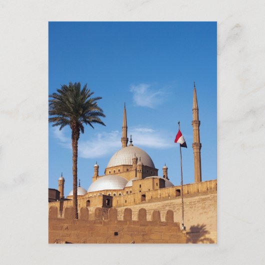Egypte, Caïro, Citadel, Moskee van Mohammed Ali Briefkaart (Voorkant)