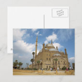Egypte, Caïro, Citadel, Muhammad Ali-moskee 2 Briefkaart (Voorkant / Achterkant)