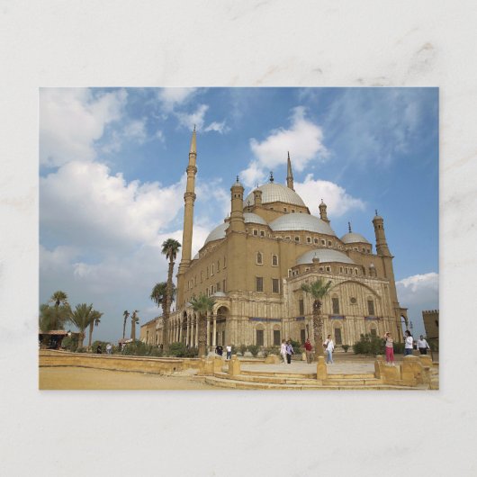 Egypte, Caïro, Citadel, Muhammad Ali-moskee 2 Briefkaart (Voorkant)