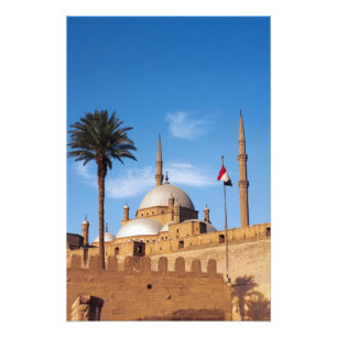 Egypte, Caïro, Citadel, Muhammad Ali-moskee Foto Afdruk