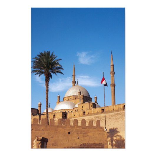 Egypte, Caïro, Citadel, Muhammad Ali-moskee Foto Afdruk (Voorkant)